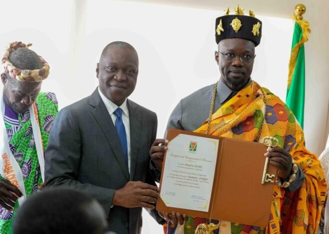Sonko consacré citoyen d’honneur de Bouaké